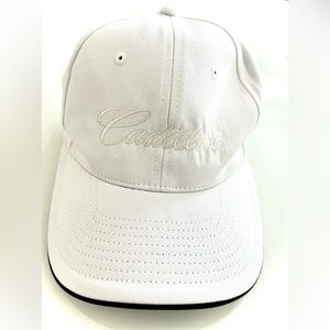 White Cadillac Golf Cap